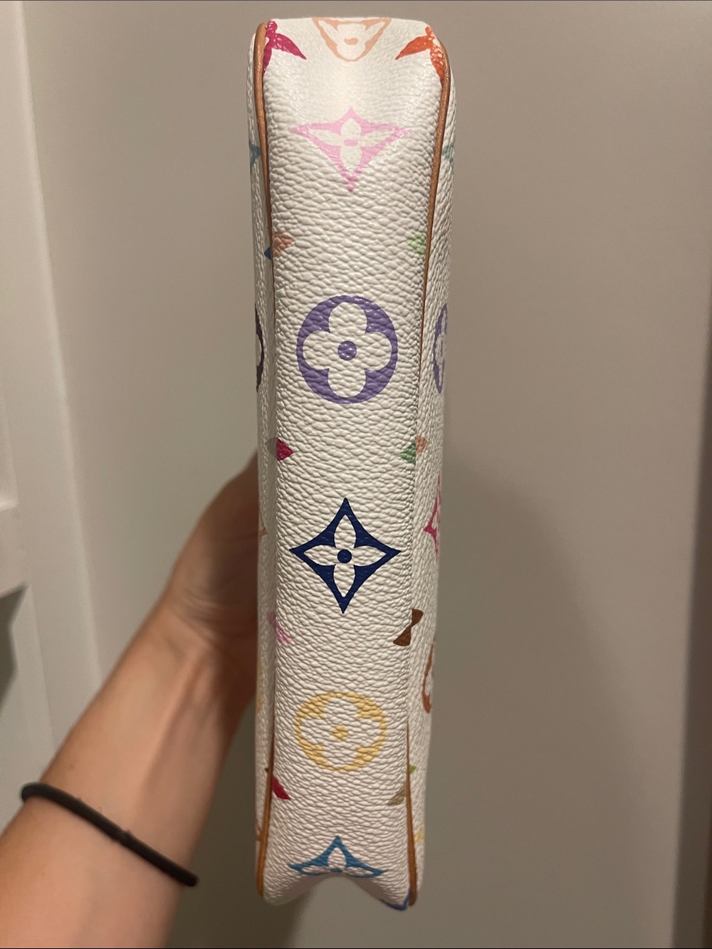 Louis Vuitton Multicolor Monogram White Mini Pochette- murakami - Picture 5 of 6